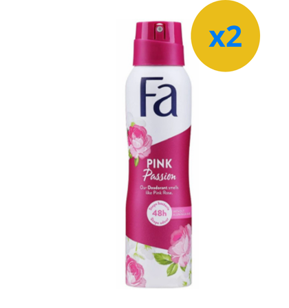 DEO FA PINK PASSION FLORAL DE ROSE 150ML - Blaiche